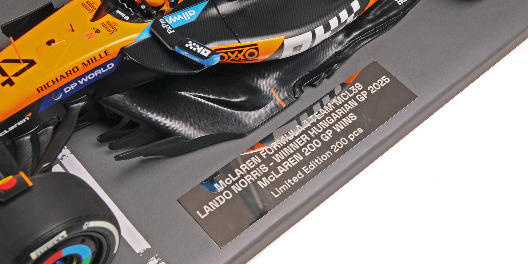 MCLAREN FORMULA 1 TEAM MCL39 - LANDO NORRIS - WINNER HUNGARIAN GP 2025