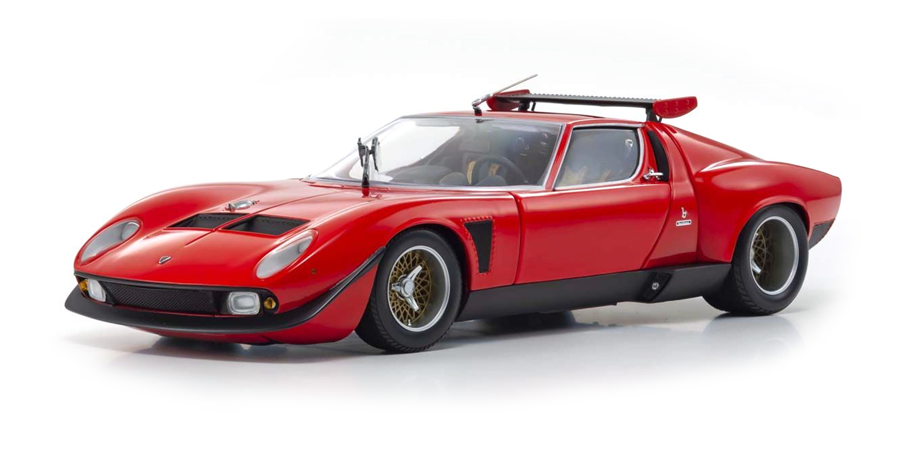 LAMBORGHINI MIURA SVR - RED/BLACK (08319RB)