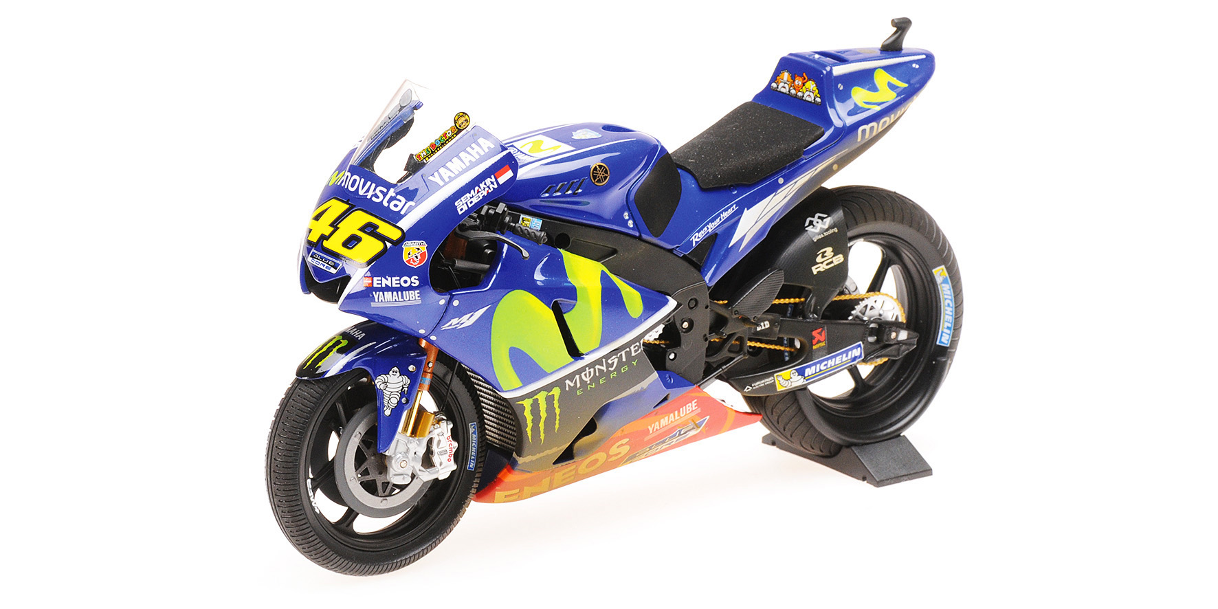 YAMAHA YZR-M1 - VALENTINO ROSSI - W/ RAIN TYRES & DIRTY LOOK - MALAYSIA GP MOTOGP 2017