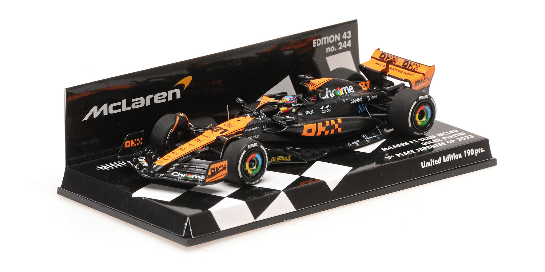 MCLAREN F1 TEAM MCL60 - OSCAR PIASTRI - 3RD PLACE JAPANESE GP 2023