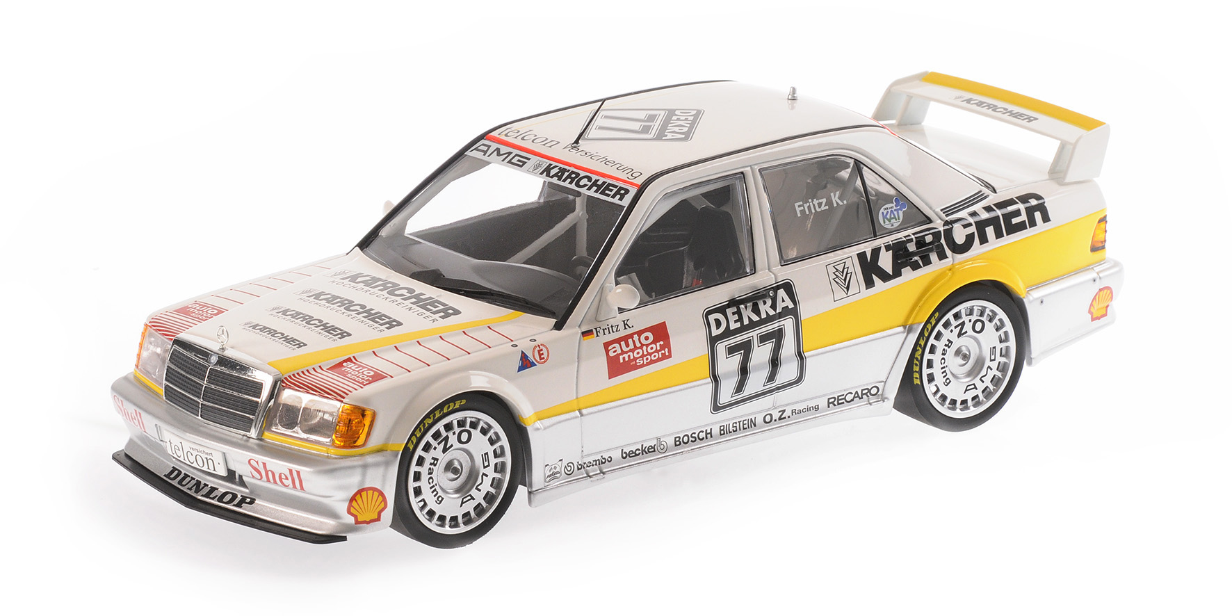 MERCEDES-BENZ 190E 2.5-16 EVO 1 - TEAM AMG-MERCEDES - FRITZ KREUTZPOINTNER - DTM 1990