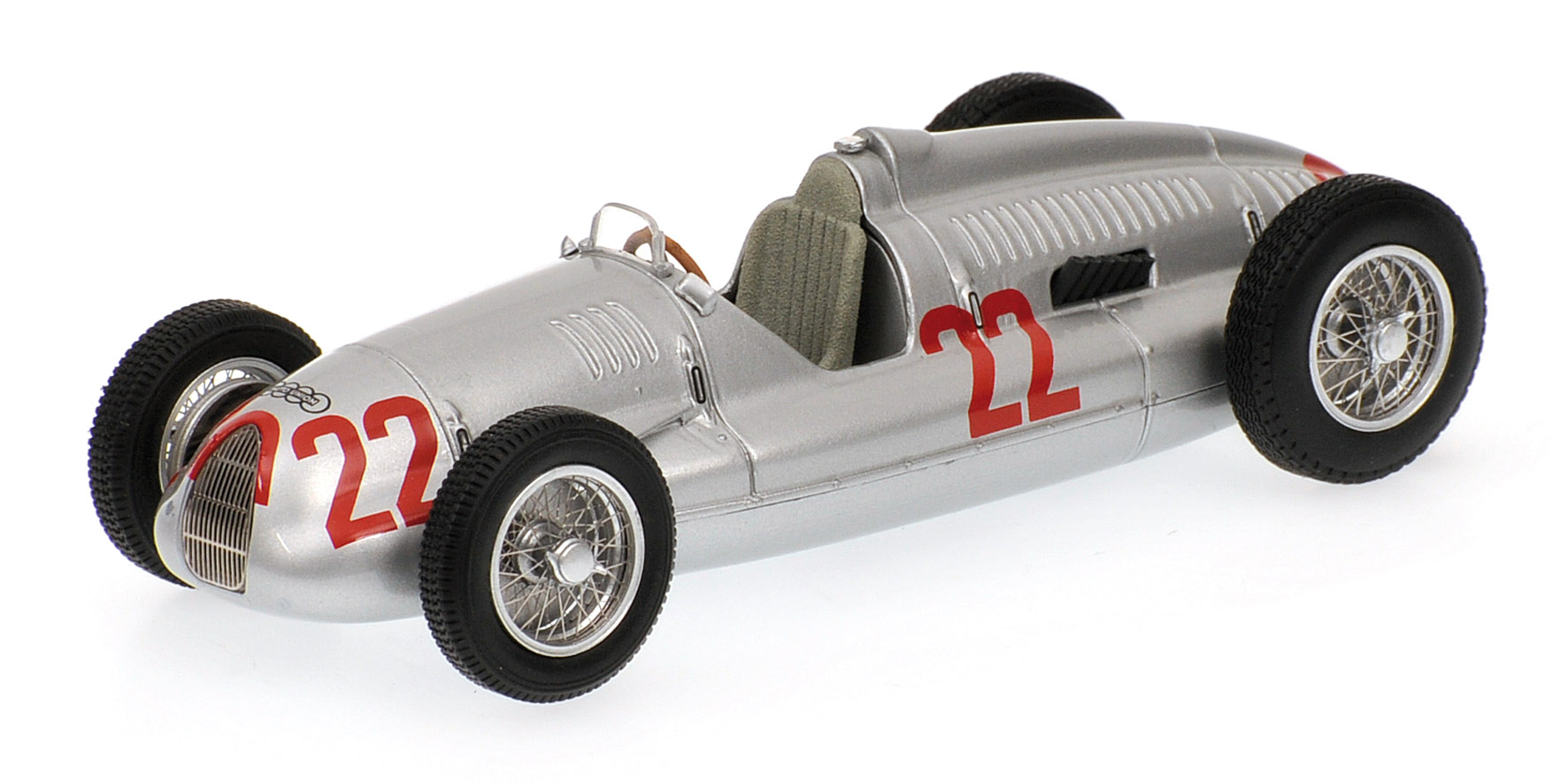 AUTO UNION TYP D – TAZIO NUVOLARI –  WINNER ITALIAN GP 1938