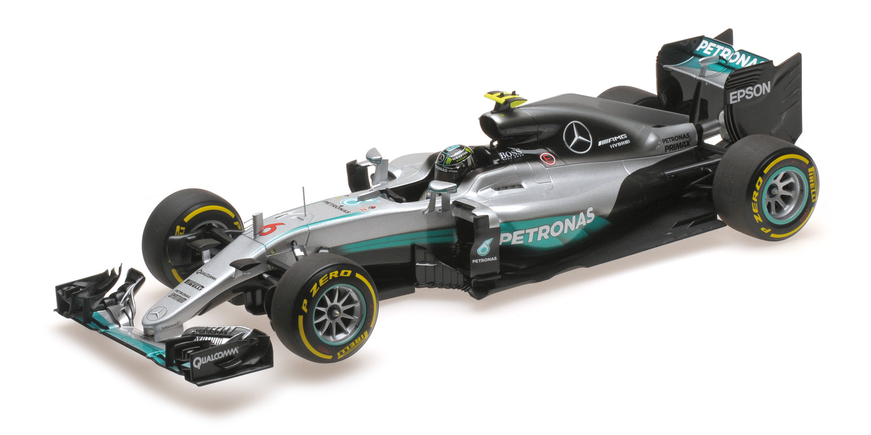 MERCEDES AMG PETRONAS FORMULA ONE TEAM F1 W07 HYBRID - ROSBERG - WORLD CHAMPION ABU DHABI GP 2016