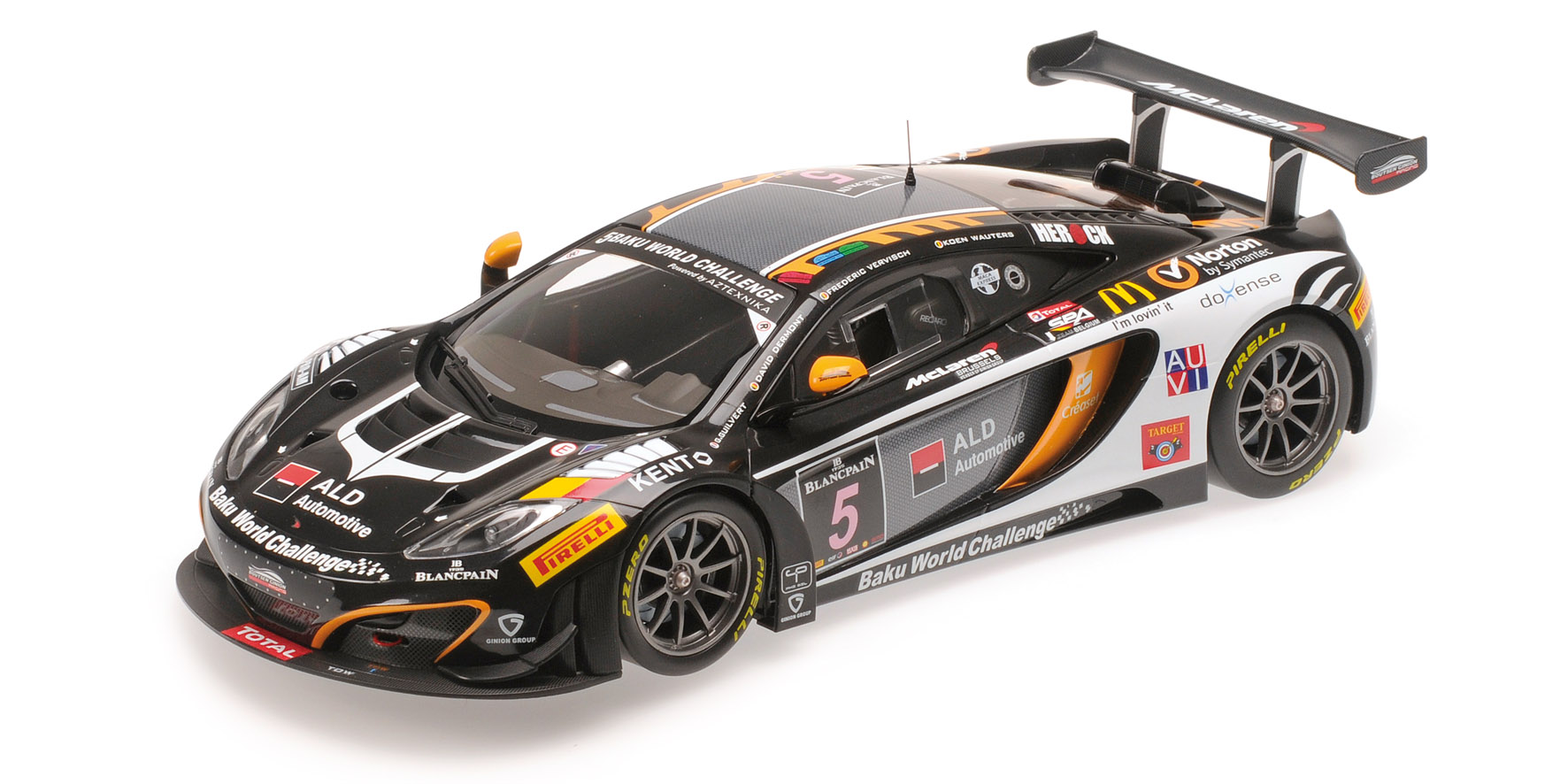 MCLAREN 12C GT3 - BOUTSEN GINION RACING - DERMONT/VERVISCH/WAUTERS - 24H SPA 2013