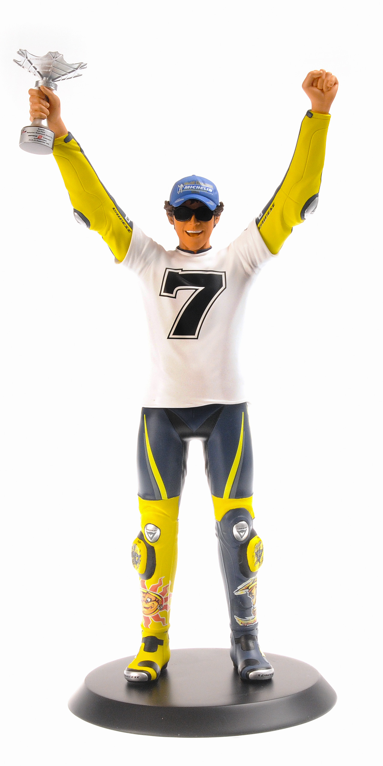 FIGURINE - VALENTINO ROSSI - MOTOGP SEPANG 2005 - 7 TIME WORLD CHAMPION