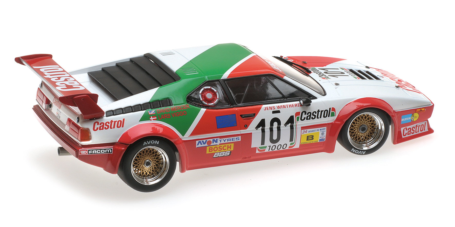 BMW M1 - JENS WINTHER RACING - WINTHER/MERCER/JENSEN - 24H LE MANS 1984