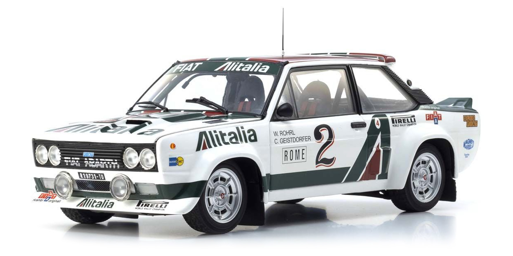 FIAT 131 ABARTH - 1976 - ROEHRL/GEISTDOERFER - RALLY MONTE CARLO #2 (08376G)