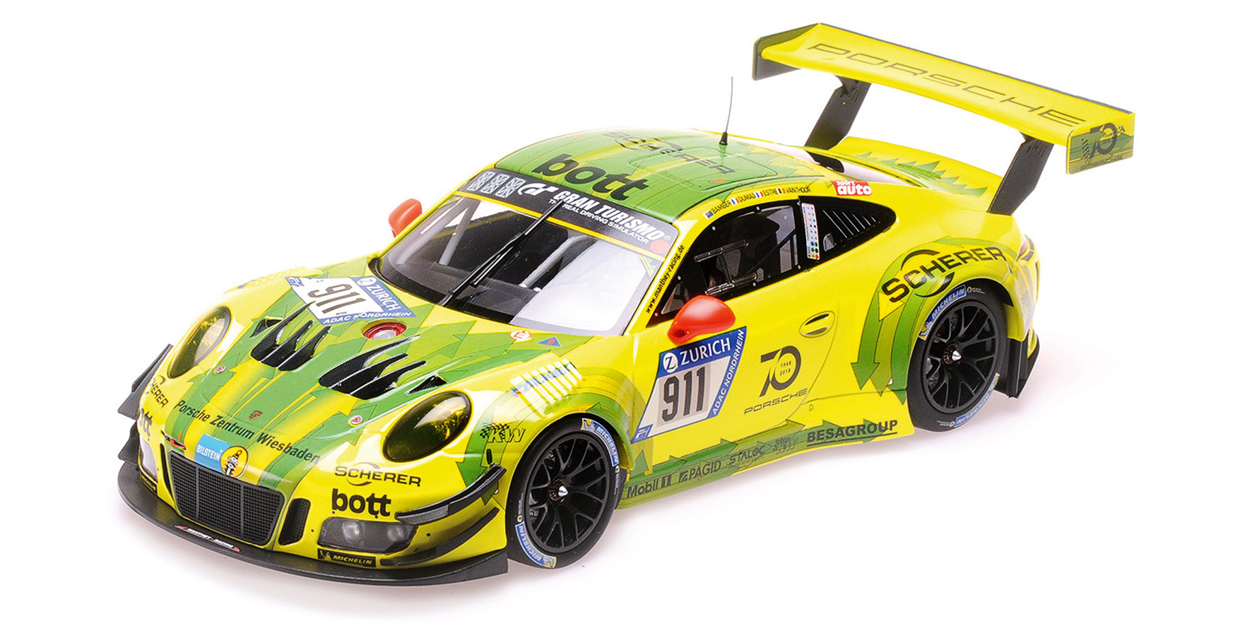 PORSCHE 911 GT3 R - MANTHEY RACING - ESTRE/DUMAS/VANTHOOR/BAMBER - 24H NÜRBURGRING 2018