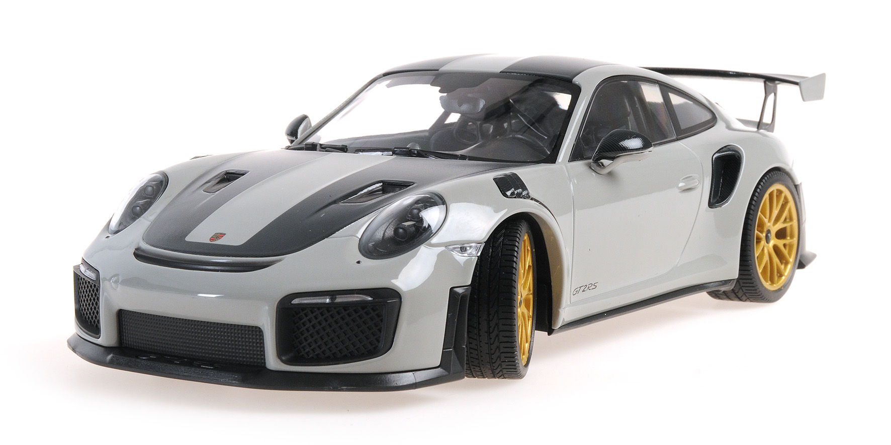 PORSCHE 911 (991.2) GT2RS - 2018 - CHALK W/ WEISSACH PACKAGE W/ GOLDEN MAGNESIUM WHEELS