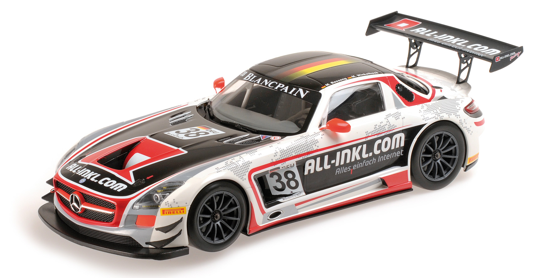MERCEDES-BENZ SLS AMG GT3 - BASSENG/WINKELHOCK - CHAMPIONS FIA GT1 WORLDCHAMPIONSHIP 2012