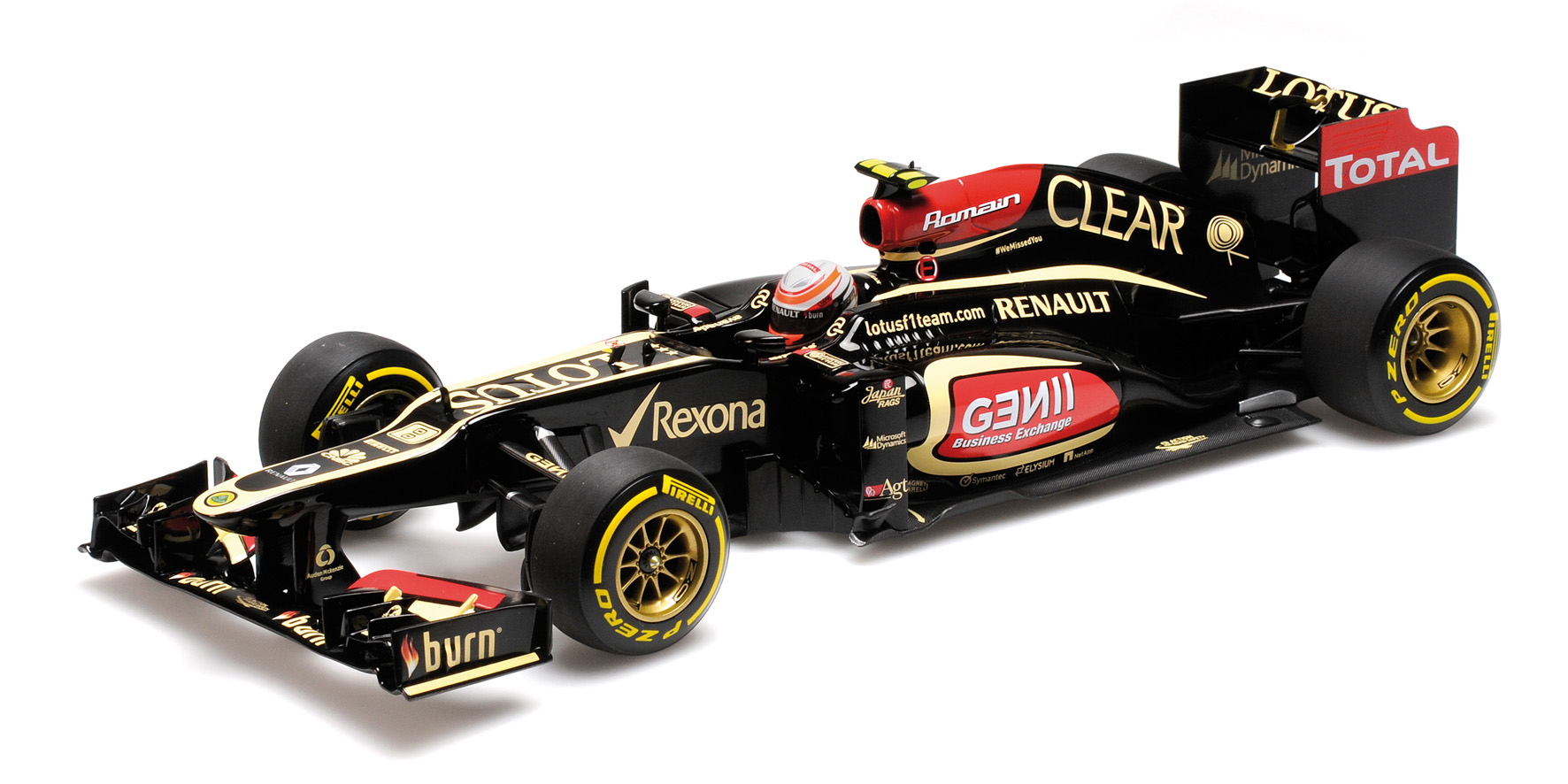 LOTUS F1 TEAM RENAULT E21 - ROMAIN GROSJEAN - 2013