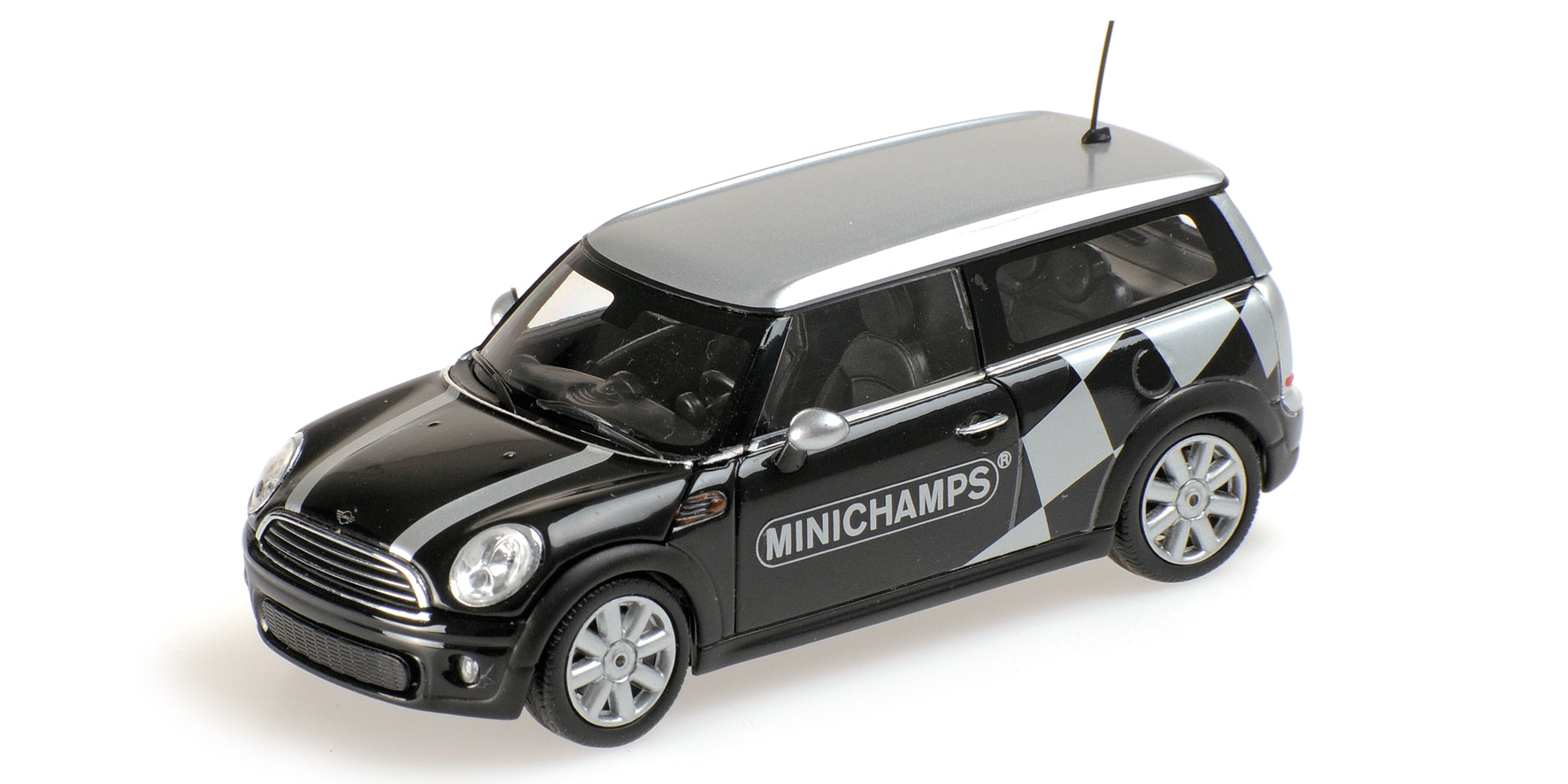 MINI COOPER CLUBMAN  - 2008 - BLACK METALLIC - 'MINICHAMPS'