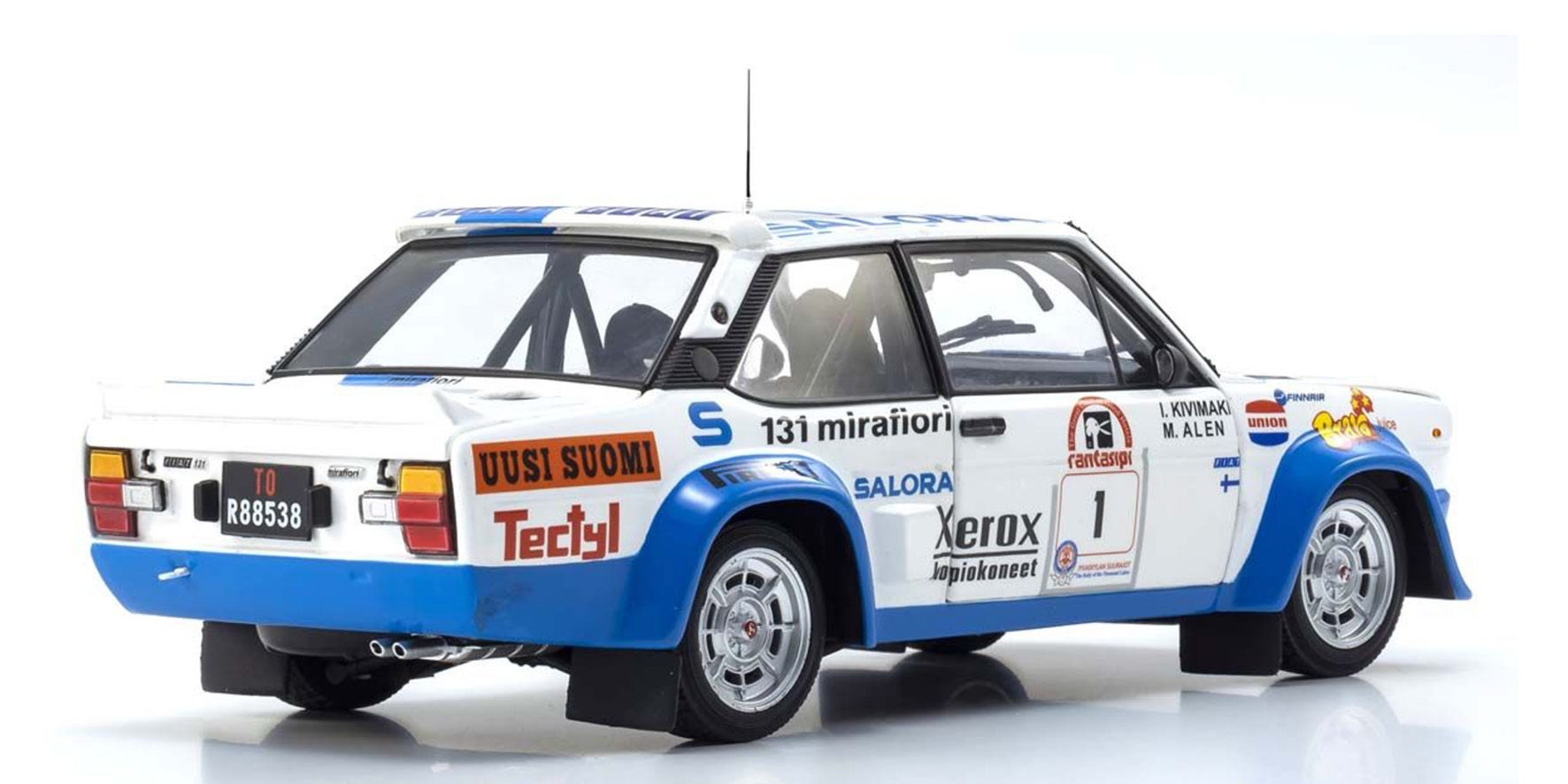 FIAT 131 ABARTH - 1980 - ALEN/KIVIMAKI - WINNER 1000 LAKES #1 (08376H)