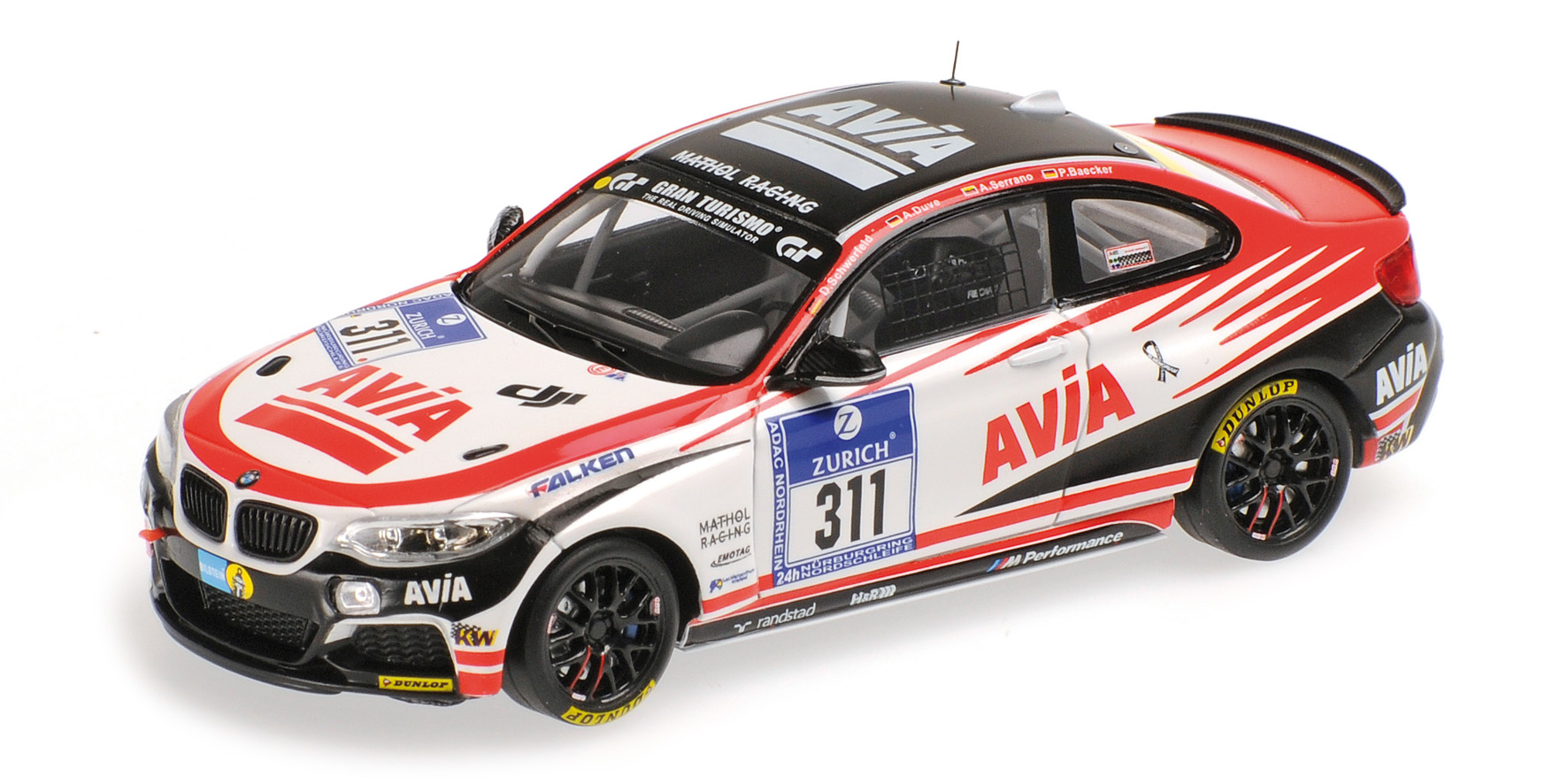 BMW M235I RACING - MATHOL E.V. AVIA RACING - SCHWERFELD/DUVE/SERRANO/BAECKER - 24H NÜRBURGRING 2015