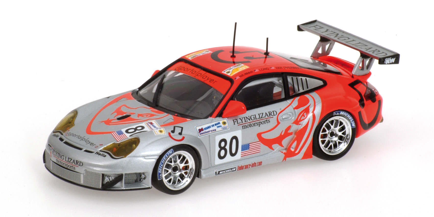 PORSCHE 911 GT3 RSR - VAN OVERBEEK/LONG/NEIMAN - FLYING LIZARD MOTORSPORTS - 24H LE MANS 2006