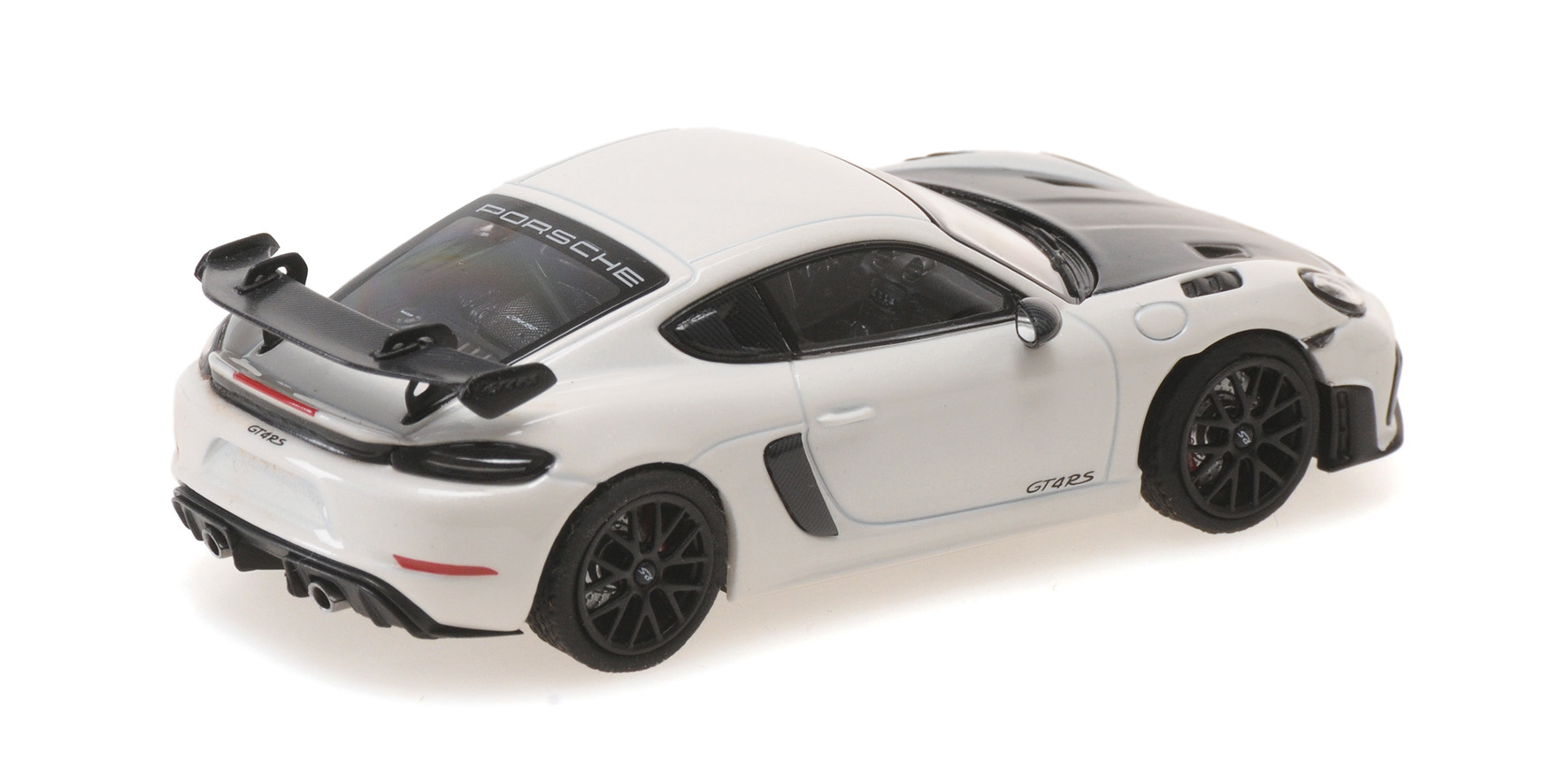 PORSCHE CAYMAN GT4 RS - 2021 - WHITE W/ BLACK WHEELS