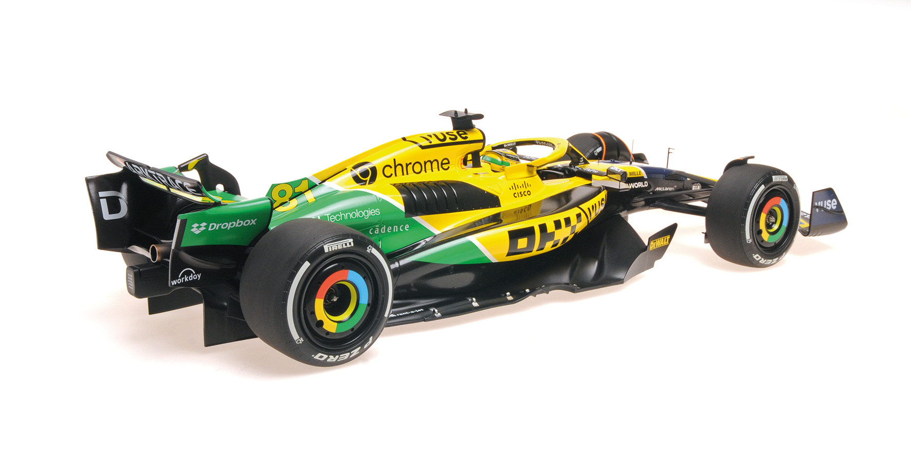 MCLAREN FORMULA 1 TEAM MCL38 - OSCAR PIASTRI - 2ND PLACE MONACO GP 2024