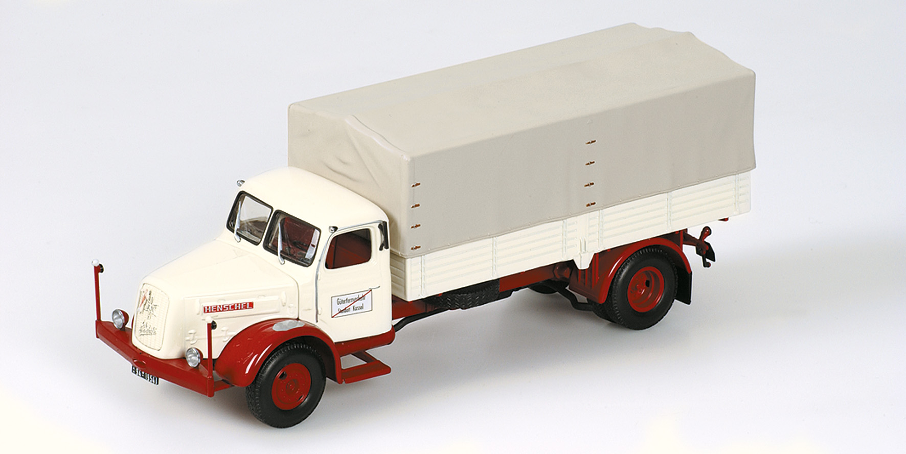 HENSCHEL HS 140 PRITSCHE - 1954 - WHITE/RED