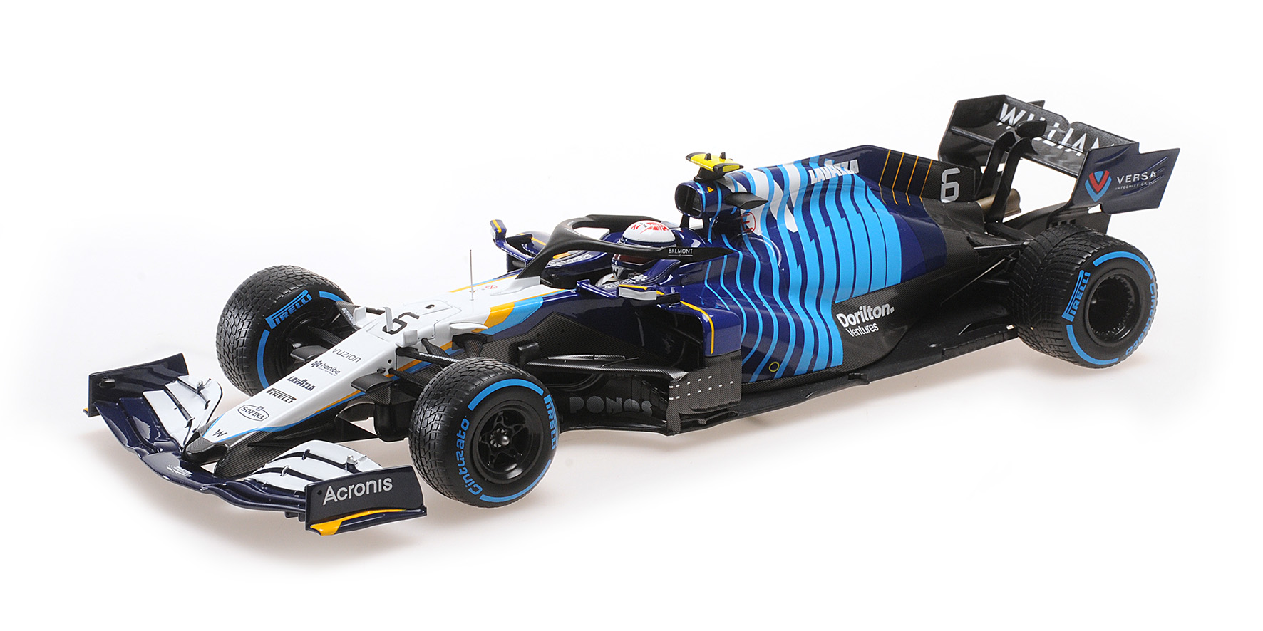 WILLIAMS RACING MERCEDES FW43B - NICHOLAS LATIFI- BELGIAN GP 2021