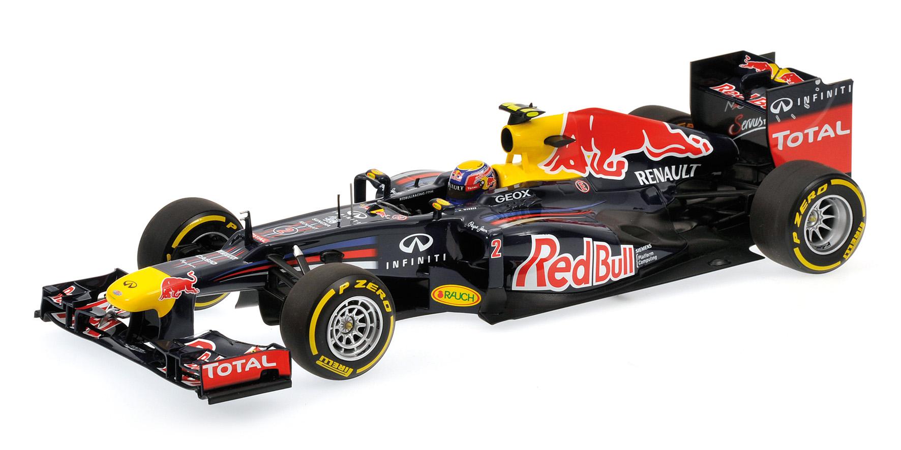 RED BULL RACING RENAULT RB8 - MARK WEBBER - 2012
