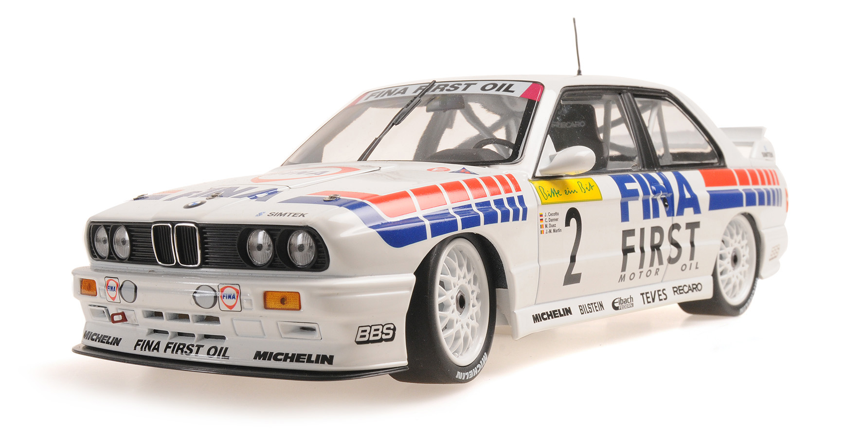 BMW M3 - FINA MOTORSPORT TEAM - CECOTTO/DANNER/MARTIN/DUEZ - WINNER 24H NRING 1992