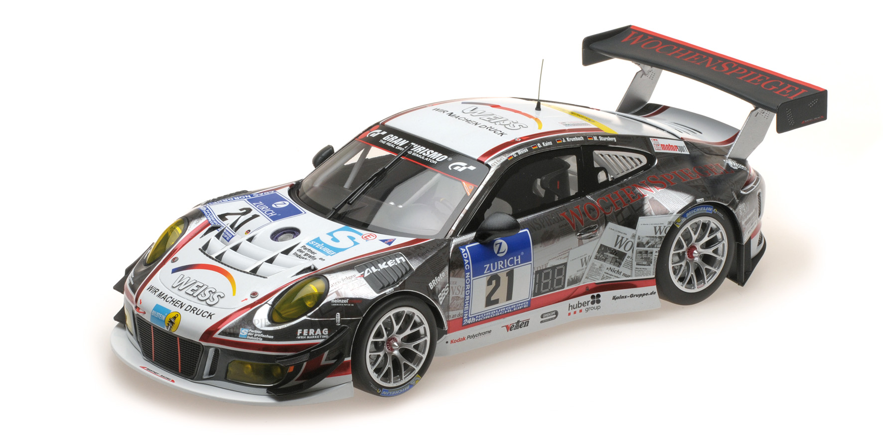 PORSCHE 911 GT3 R - MANTHEY RACING - STURSBERG/KRUMBACH/KAINZ/WEISS - 24H NÜRBURGRING 2016