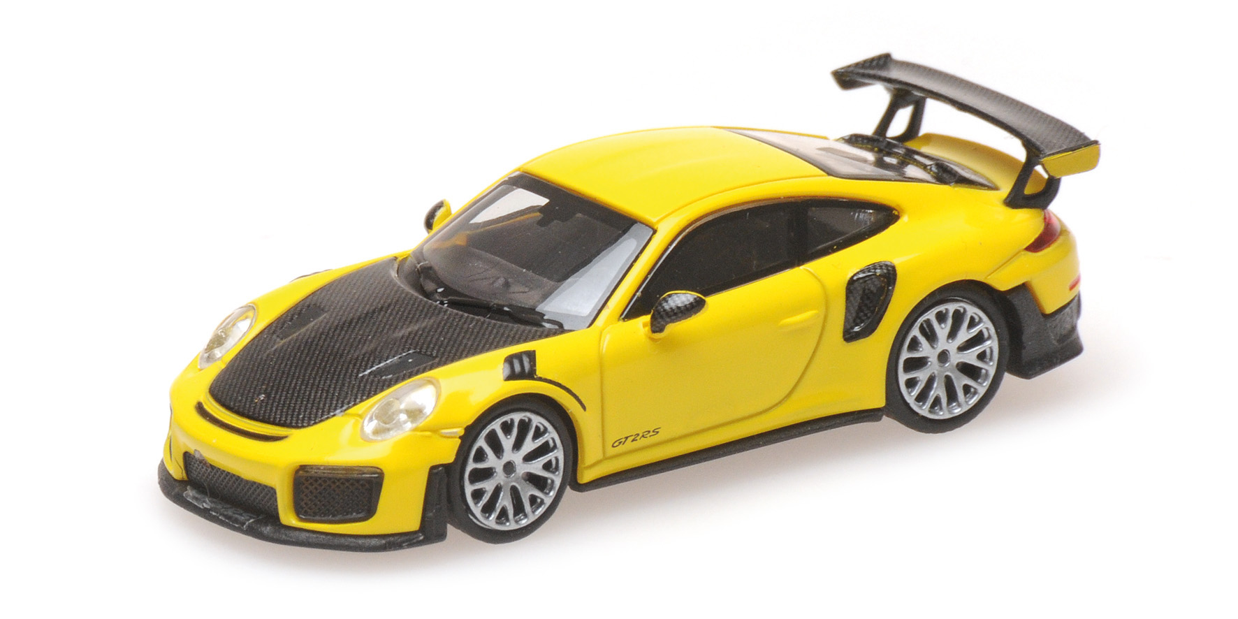 PORSCHE 911 GT2 RS - 2018 - YELLOW W/ CARBON BONNET