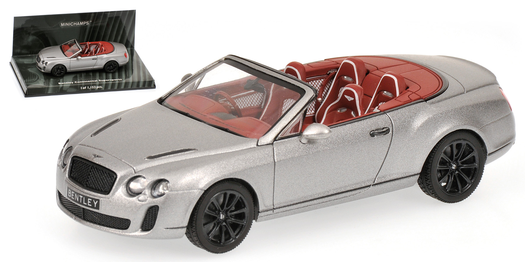 BENTLEY CONTINENTAL SUPERSPORTS CABRIOLET - 2010 - GREY METALLIC