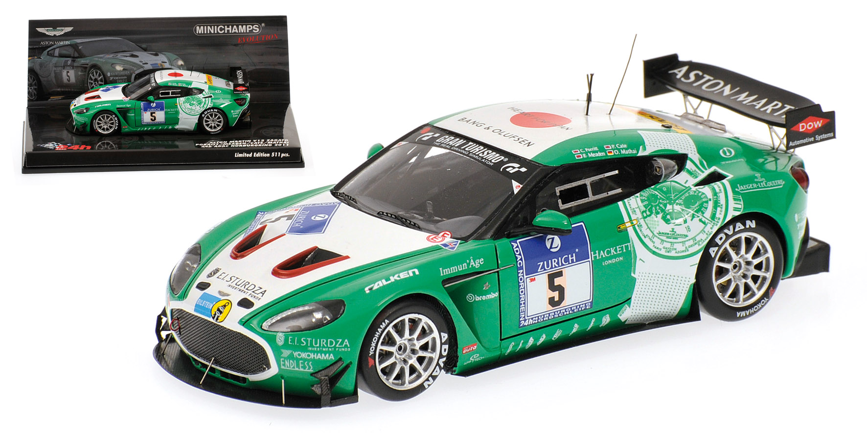 ASTON MARTIN V12 ZAGATO - PORRIT/MEADAN/CATE/MATHAI - 24H NÜRBURGRING 2011