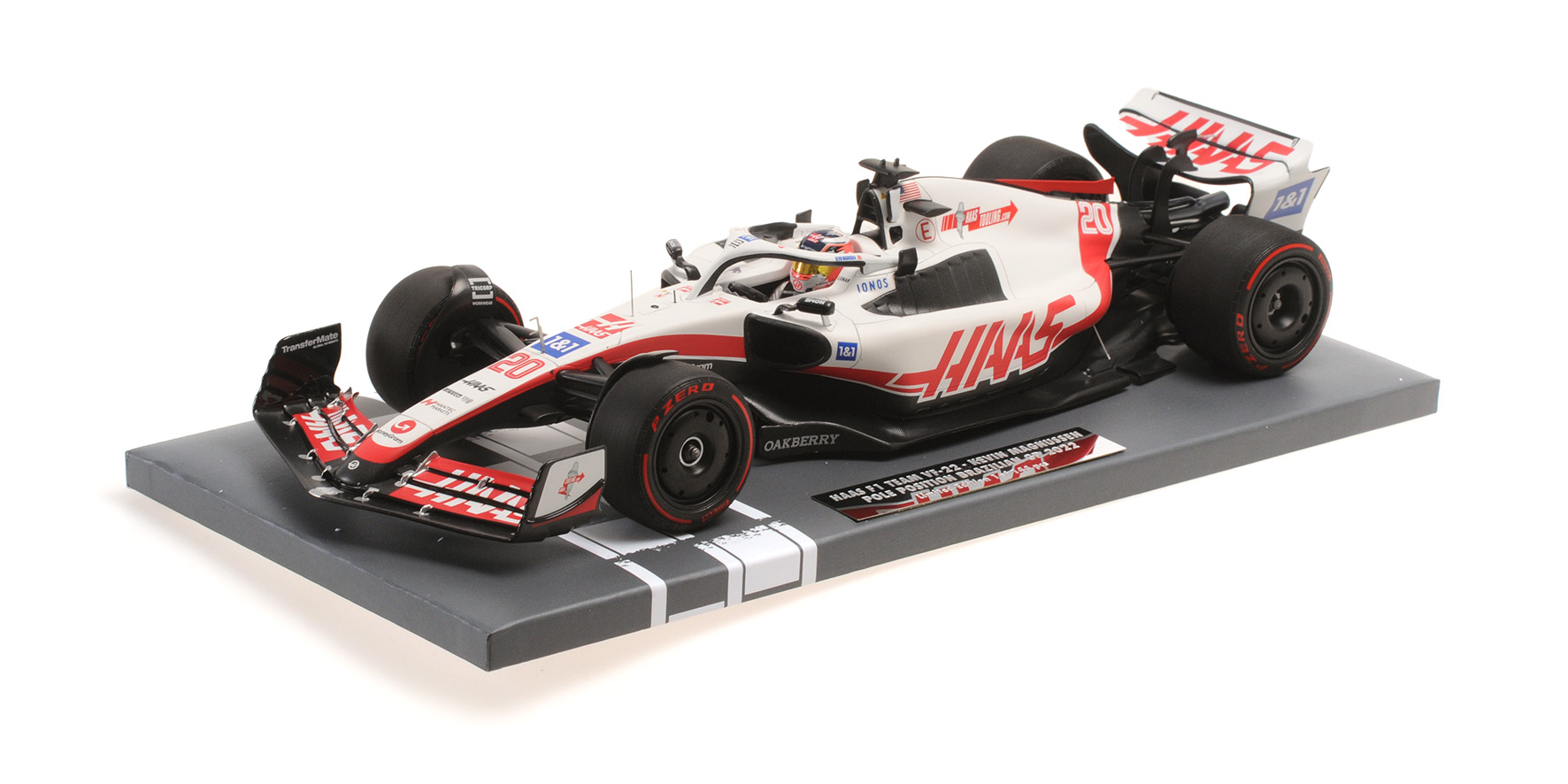 HAAS F1 TEAM VF-22 - KEVIN MAGNUSSEN - POLE POSITION BRAZILIAN GP 2022