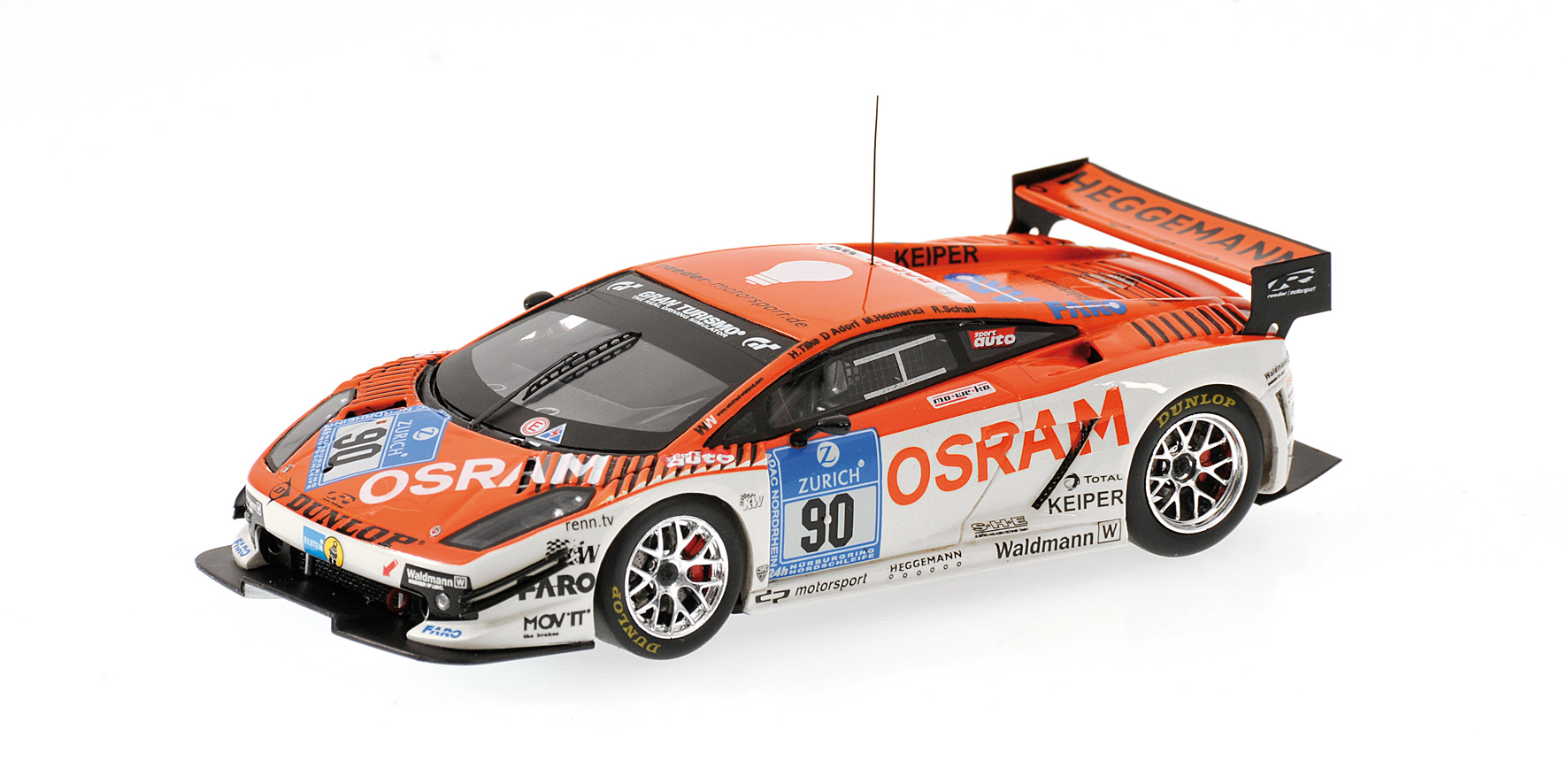 LAMBORGHINI GALLARDO - RAEDER MOTORSPORT - TILKE/ADORF/HENNERICI/SCHALL - 24H NÜRBURGRING 2008