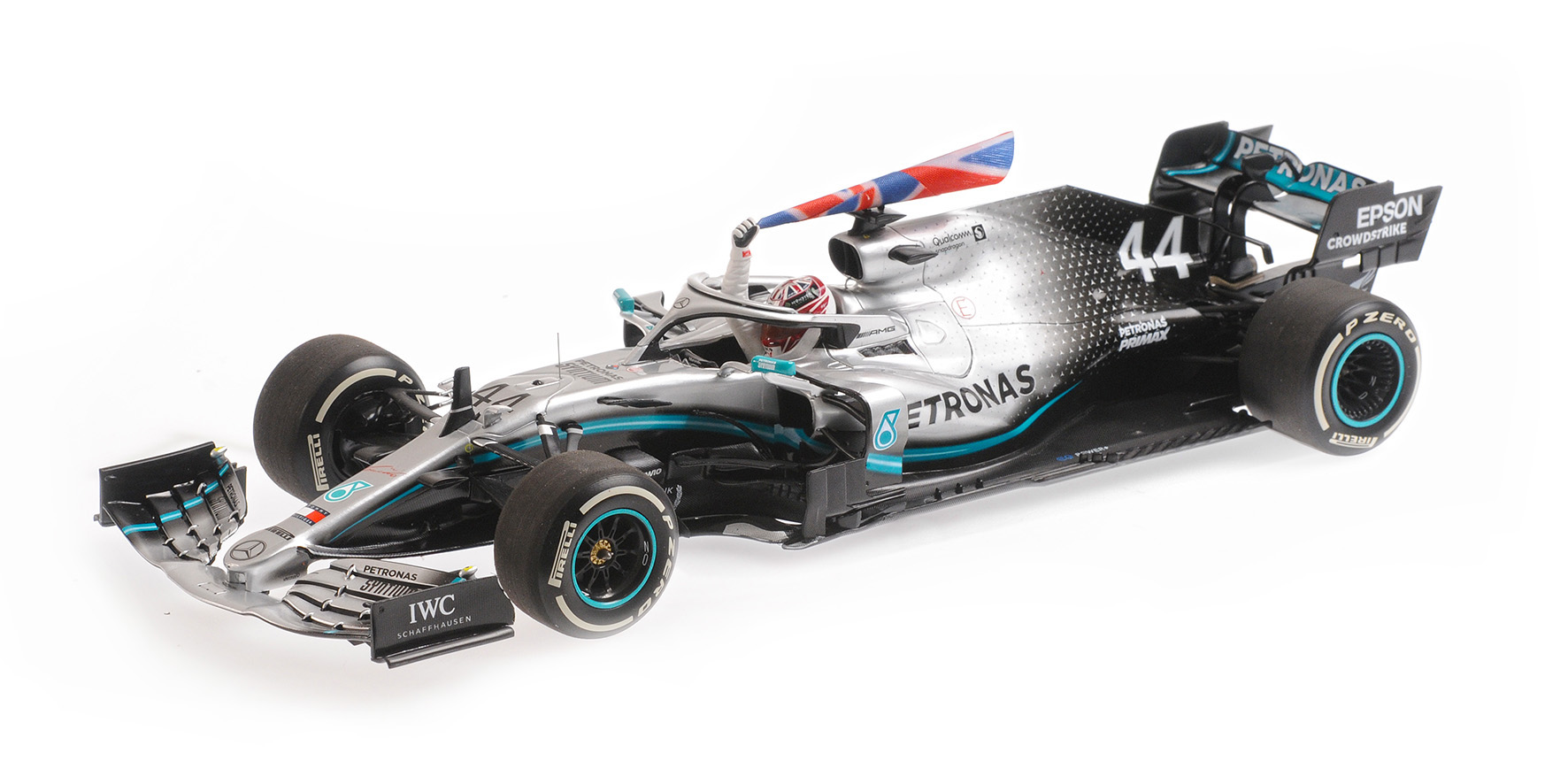 MERCEDES-AMG PETRONAS MOTORSPORT F1 W10 EQ POWER+ - LEWIS HAMILTON - WINNER BRITISH GP 2019