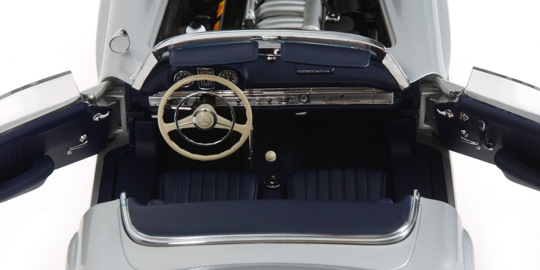 MERCEDES-BENZ 300 SL ROADSTER (W198) - 1957 - SILVER