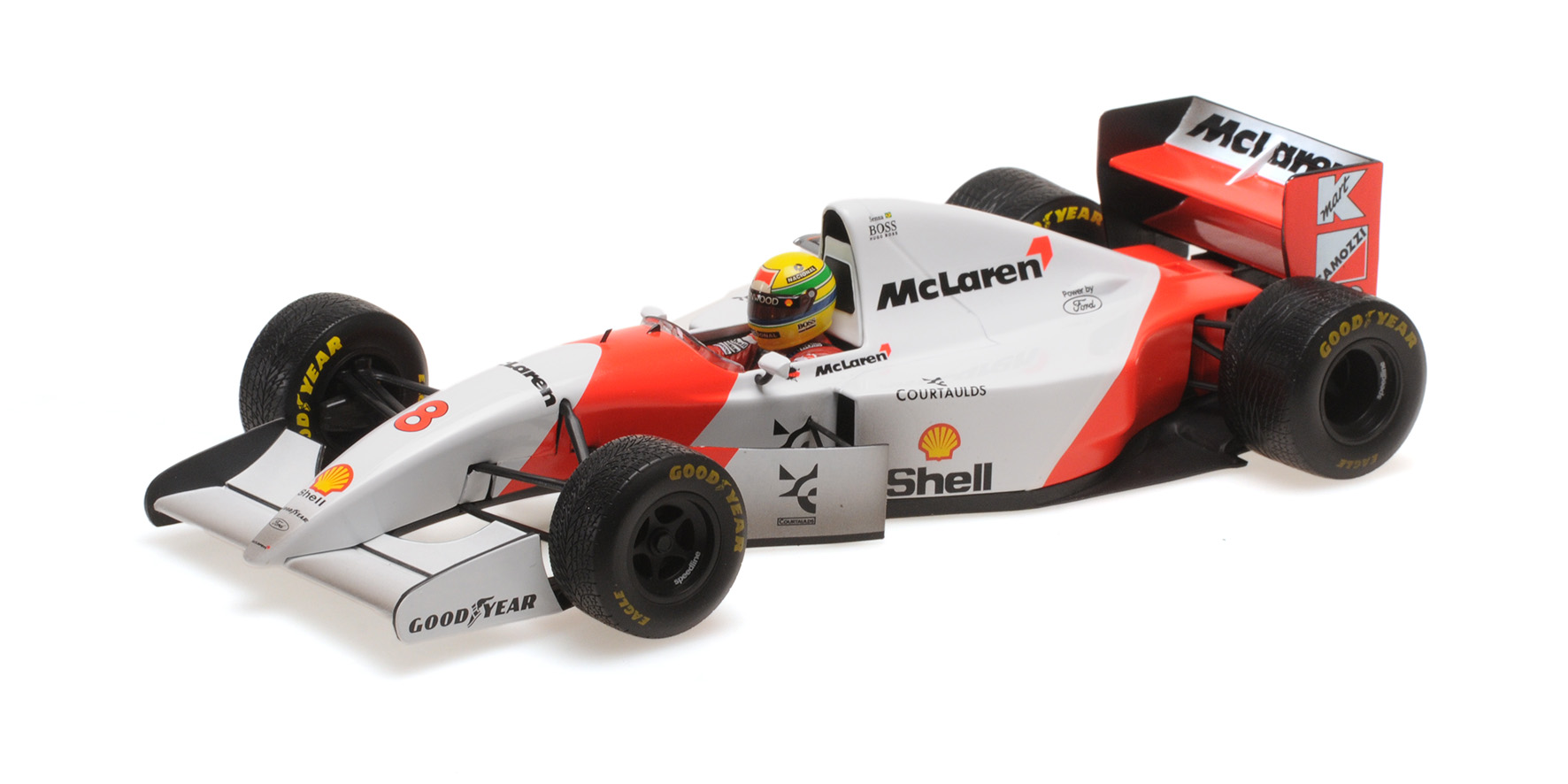 MCLAREN FORD MP4/8 - AYRTON SENNA - WINNER EUROPEAN GP 1993 - DIRTY VERSION