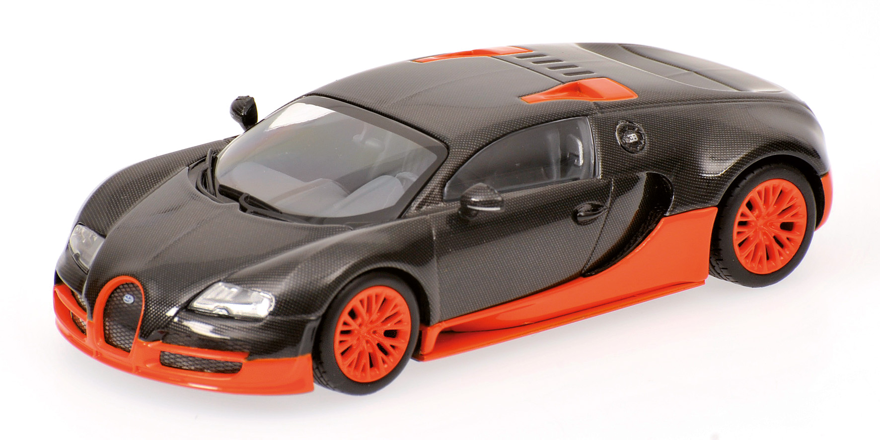 BUGATTI VEYRON SUPER SPORT - 2010 - CARBON/ORANGE - 'WORLD RECORD CAR'