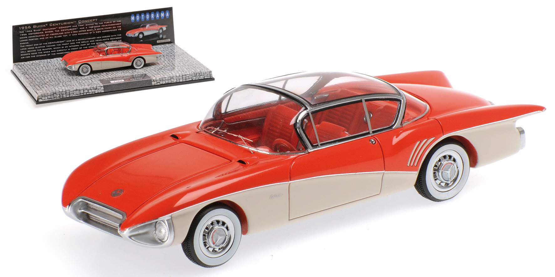 BUICK CENTURION CONCEPT - 1956 - RED/WHITE