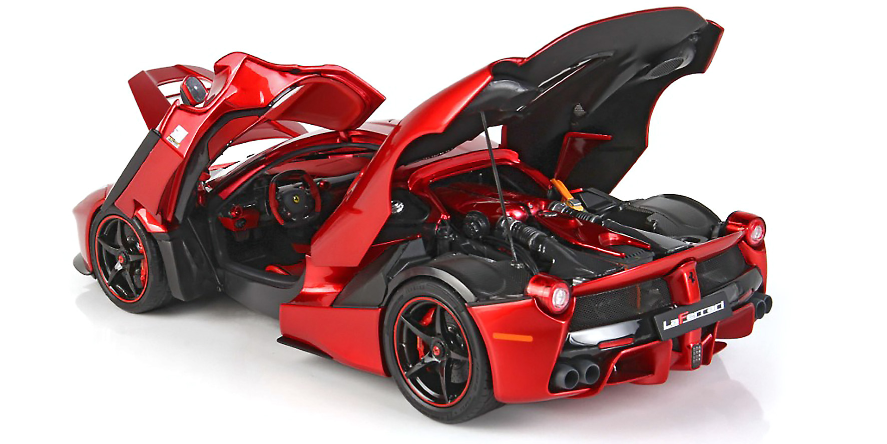 FERRARI LAFERRARI - RED METALLIC (LEWIS HAMILTON)