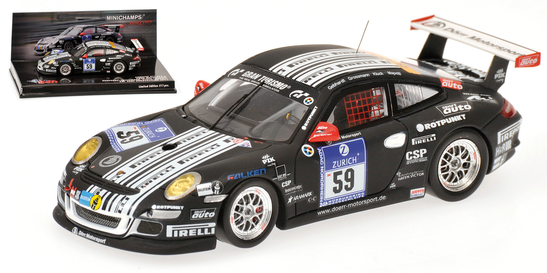 PORSCHE 911 GT3 CUP - DÖRR MOTORSPORT - GEBHARDT/GROSSMANN/KLUCK/MAPELLI - 24H NÜRBURGRING 2011