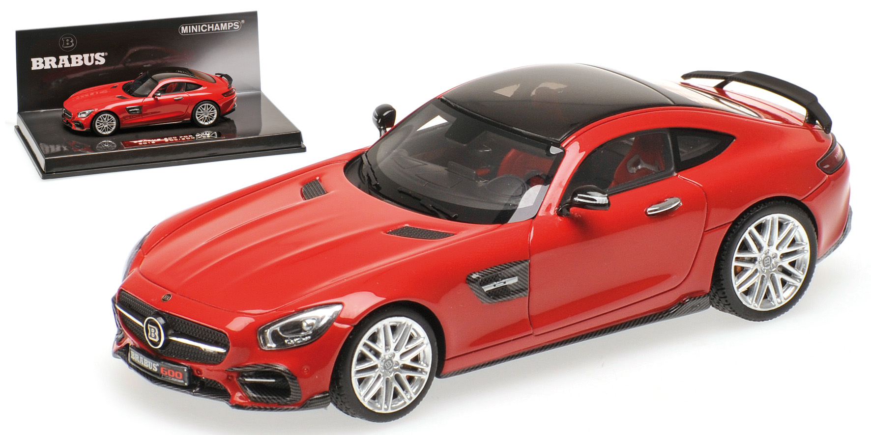 BRABUS 600 AUF BASIS MERCEDES-BENZ AMG GTS - 2016 - RED