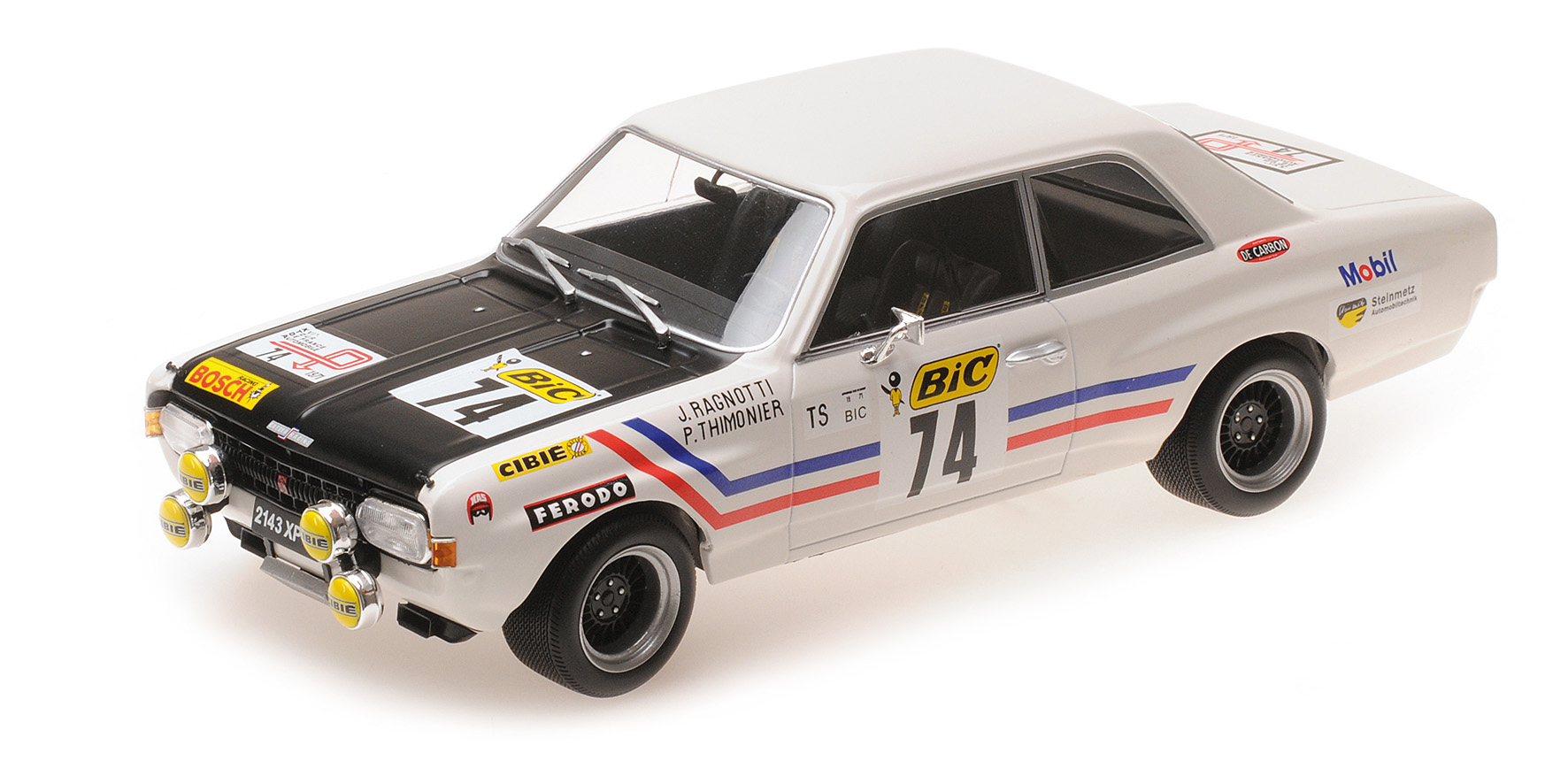 OPEL COMMODORE A STEINMETZ - RAGNOTTI/THIMONIER - TOUR DE FRANCE AUTOMOBILE 1971
