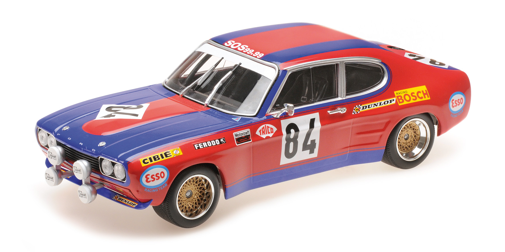FORD RS 2600 - SHARK TEAM - ROUGET/GEURIE - LE MANS 24H 1972