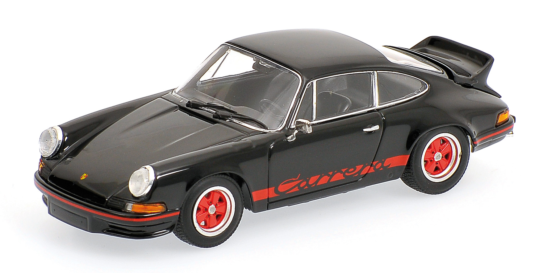 PORSCHE 911 CARRERA RS 2,7 - 1972 - BLACK W/ RED