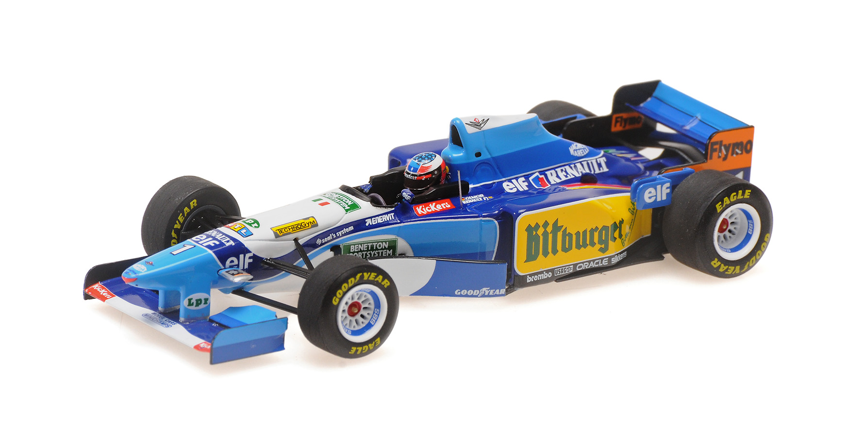 BENETTON RENAULT B195 - MICHAEL SCHUMACHER - WINNER MONACO GP 1995