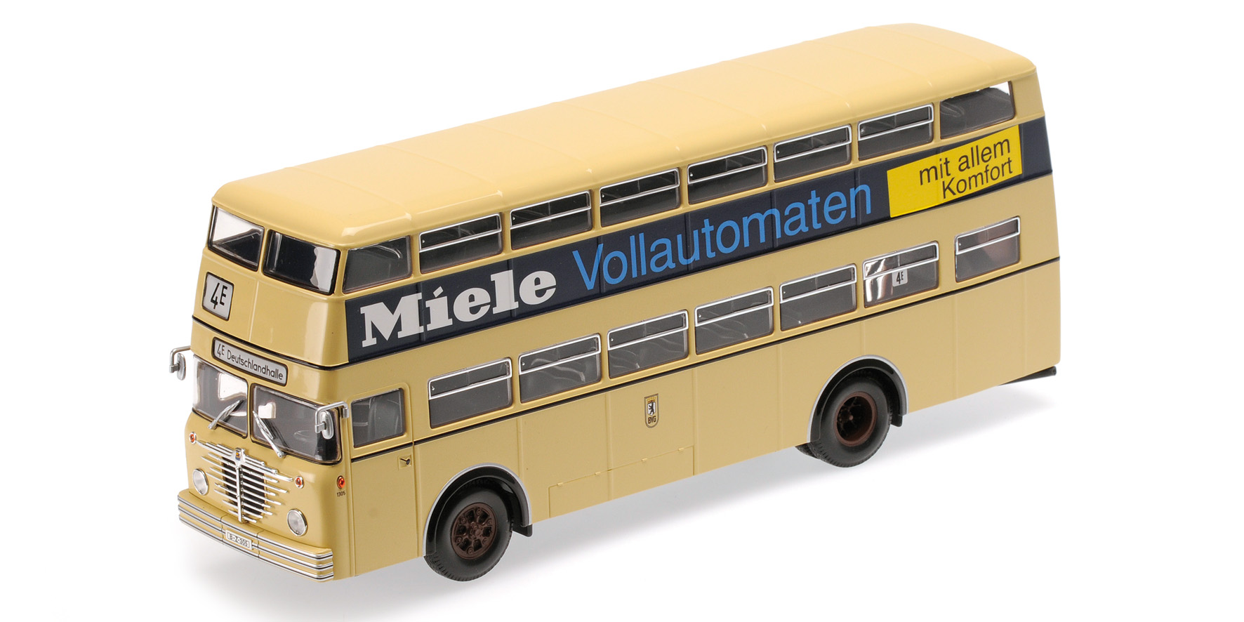 BÜSSING D2U - DOPPELDECKER MIT GESCHLOSSENEM HECKEINSTIEG - 1958 - 'MIELE'