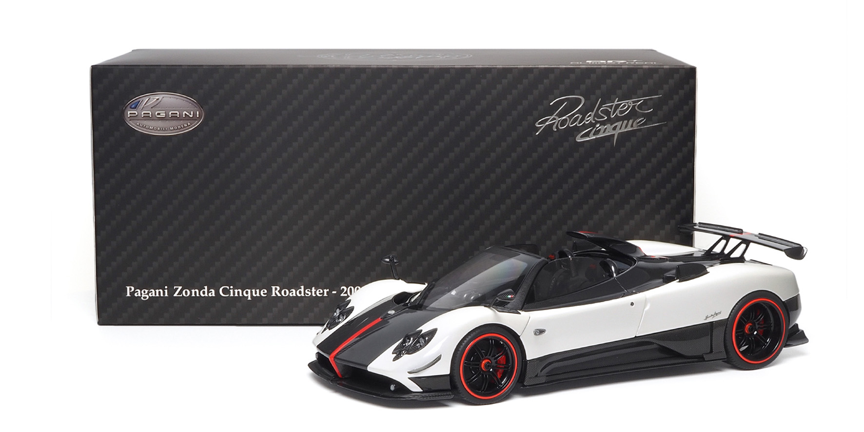 PAGANI ZONDA CINQUE ROADSTER - 2009 - BIANCO BENNY (850611001)