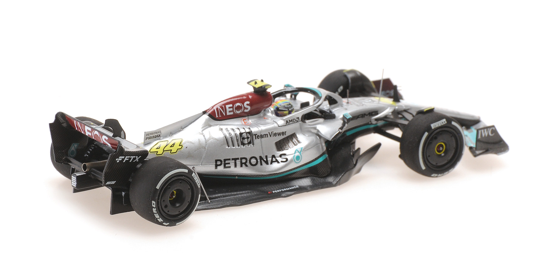 MERCEDES-AMG PETRONAS FORMULA ONE TEAM F1 W13 E PERFORMANCE - L. HAMILTON - 300TH GP - FRENCH GP  22