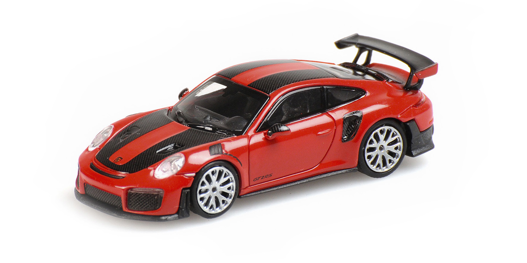 PORSCHE 911 GT2 RS - 2018 - RED W/ CARBON STRIPES