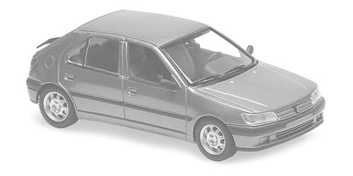 PEUGEOT 306 4-DOOR - 1995 - RED