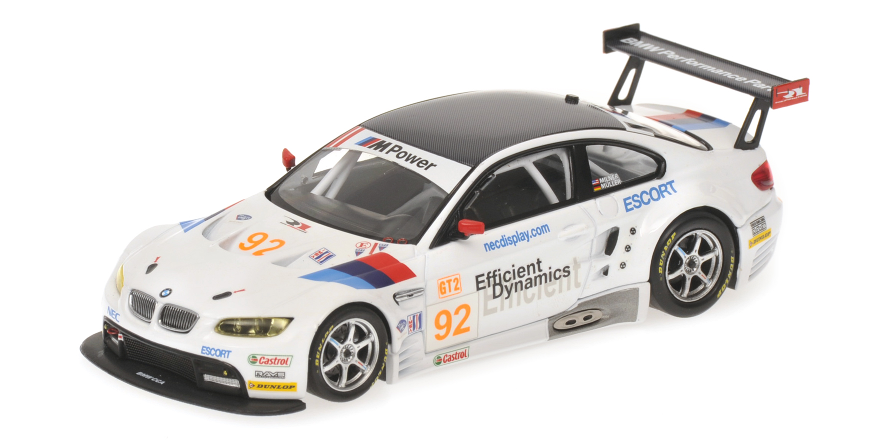 BMW M3 GT2 (E92) - TEAM BMW RAHAL LETTERMAN - MUELLER/MILNER - ALMS 2009