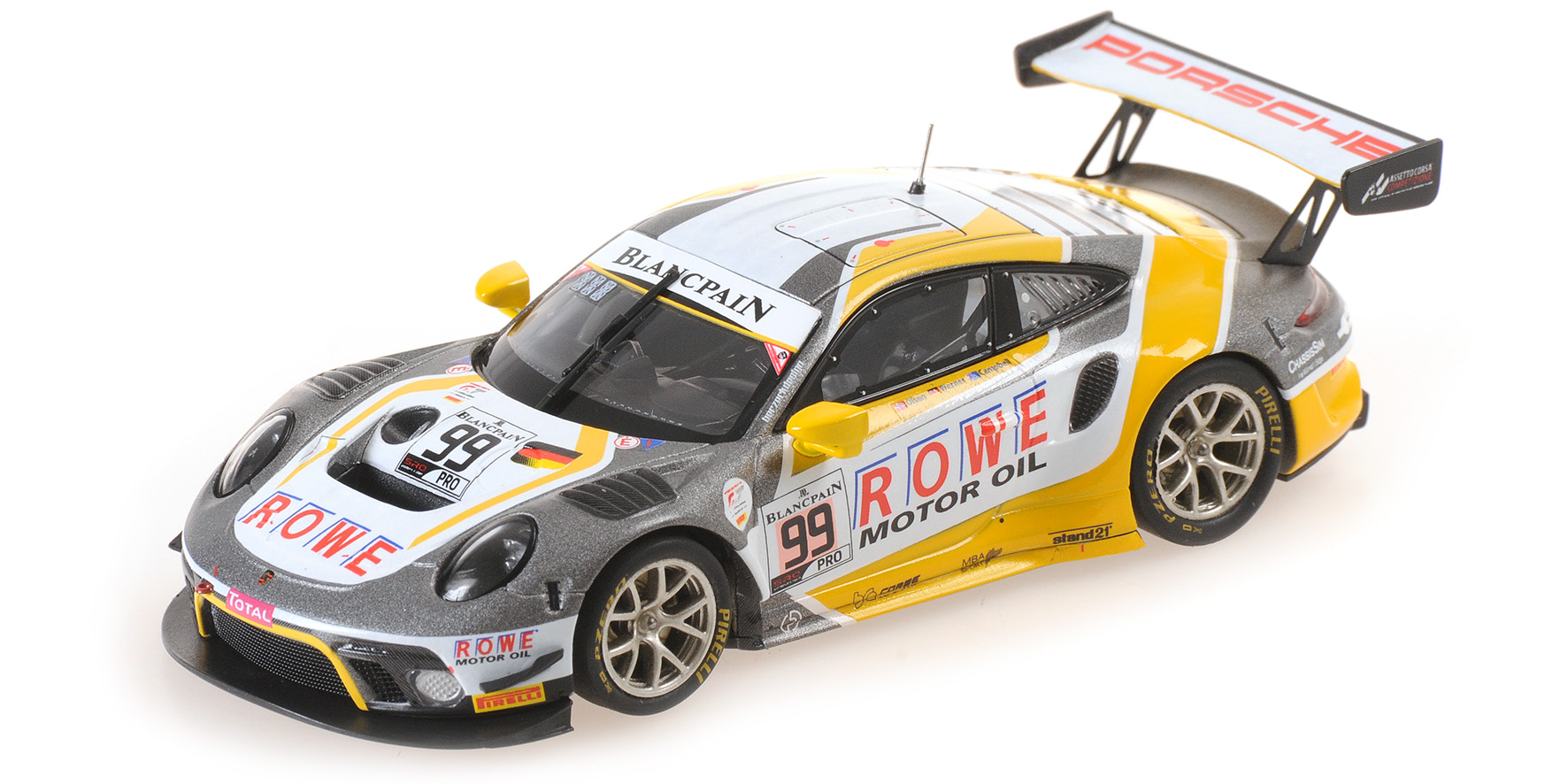 PORSCHE 911 GT3 R (991.2) - ROWE RACING - OLSEN/CAMPBELL/WERNER - 24H SPA 2019